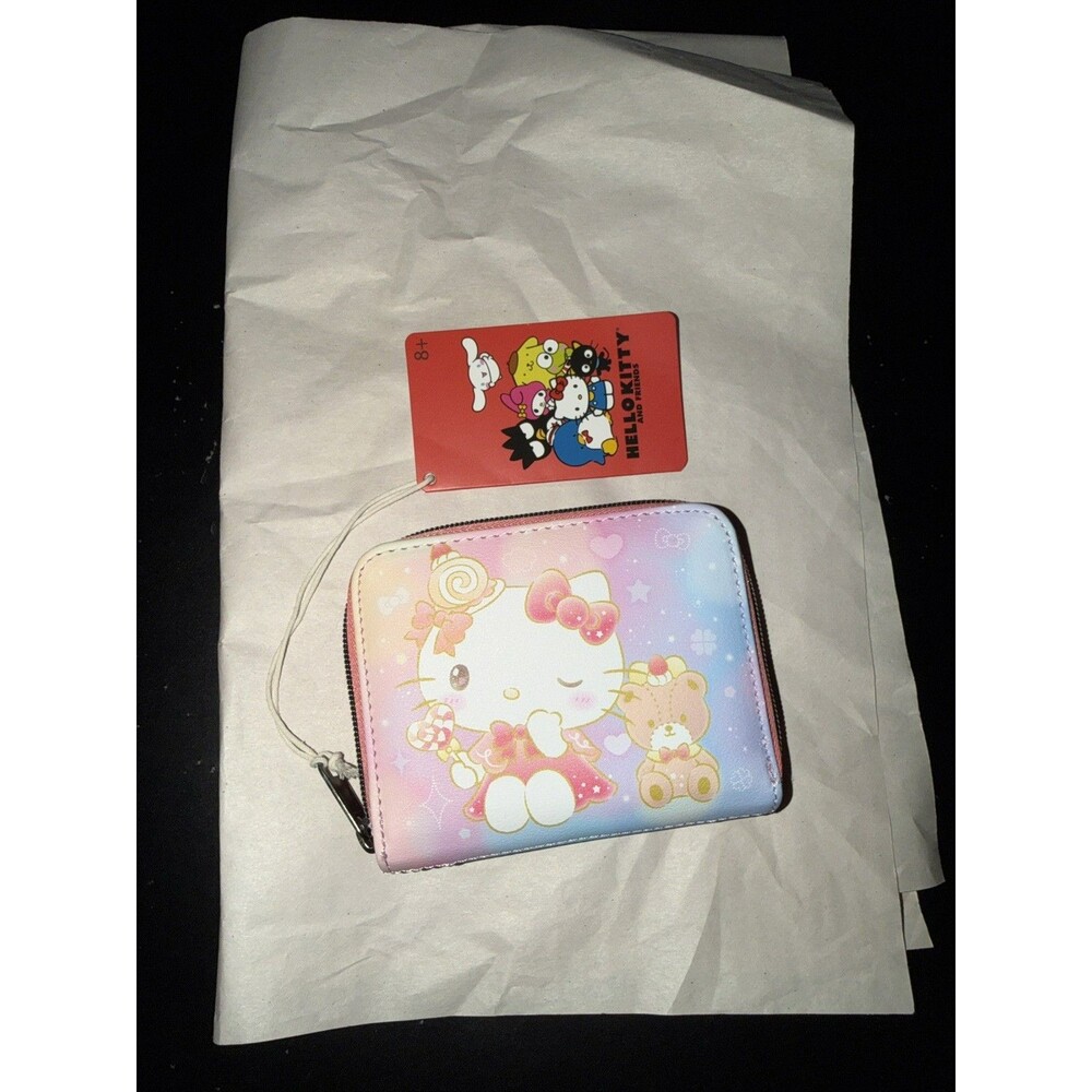 Loungefly Sanrio Hello Kitty & Tiny Chum Whimsical Sweets Mini Zipper Wallet